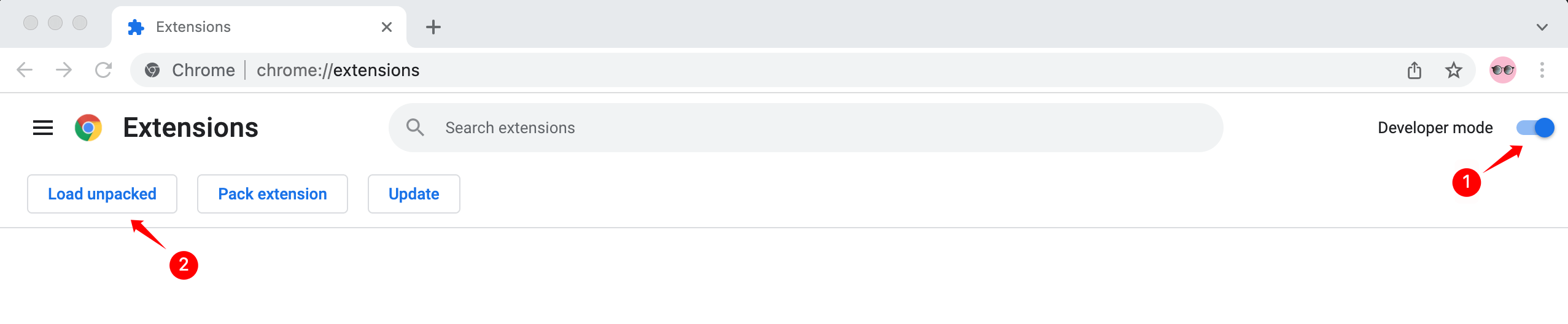LinkedIn Group Sender chrome extension load unpacked